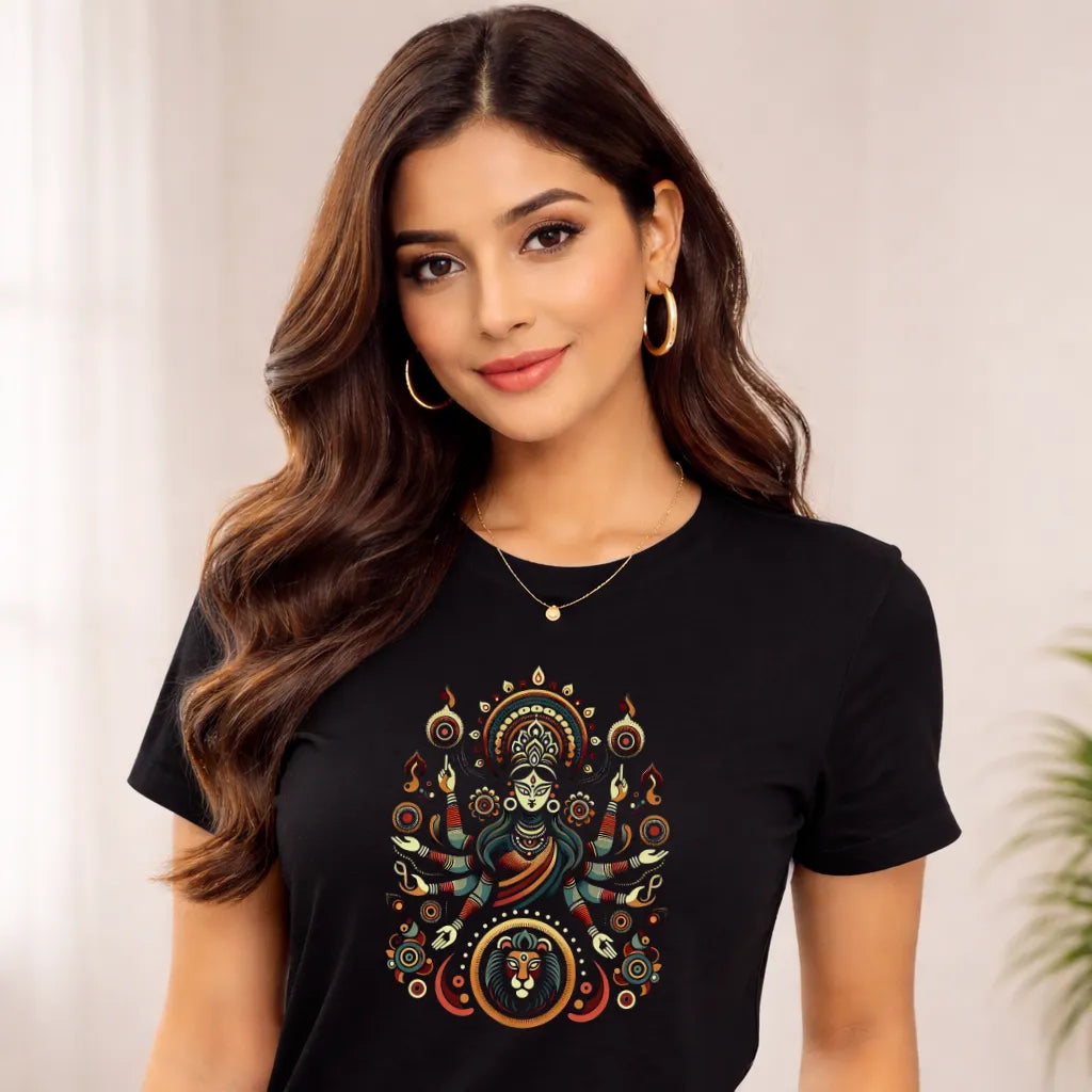 Durga Puja T-Shirts - Cotton Canvas