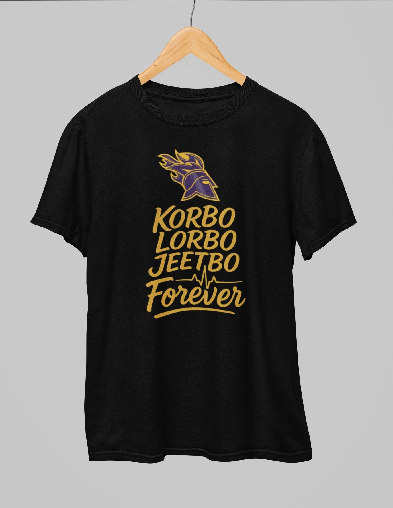 KKR Korbo Lorbo Jeetbo T-Shirt