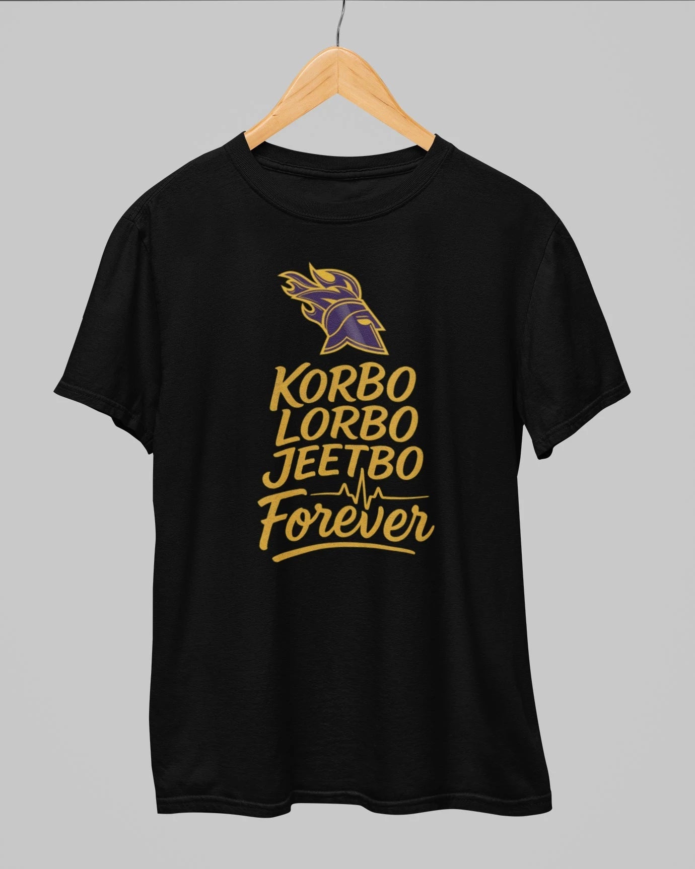 KKR Korbo Lorbo Jeetbo T-Shirt