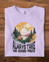 Always take the Scenic Route | Unisex Adventure T-Shirt