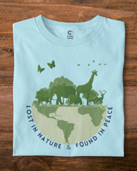 Lost in Nature Found in Peace | Unisex Adventure T-Shirt