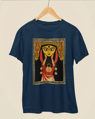 Maa Durga Sacred Eyes Premium Cotton Durga Puja T-Shirt