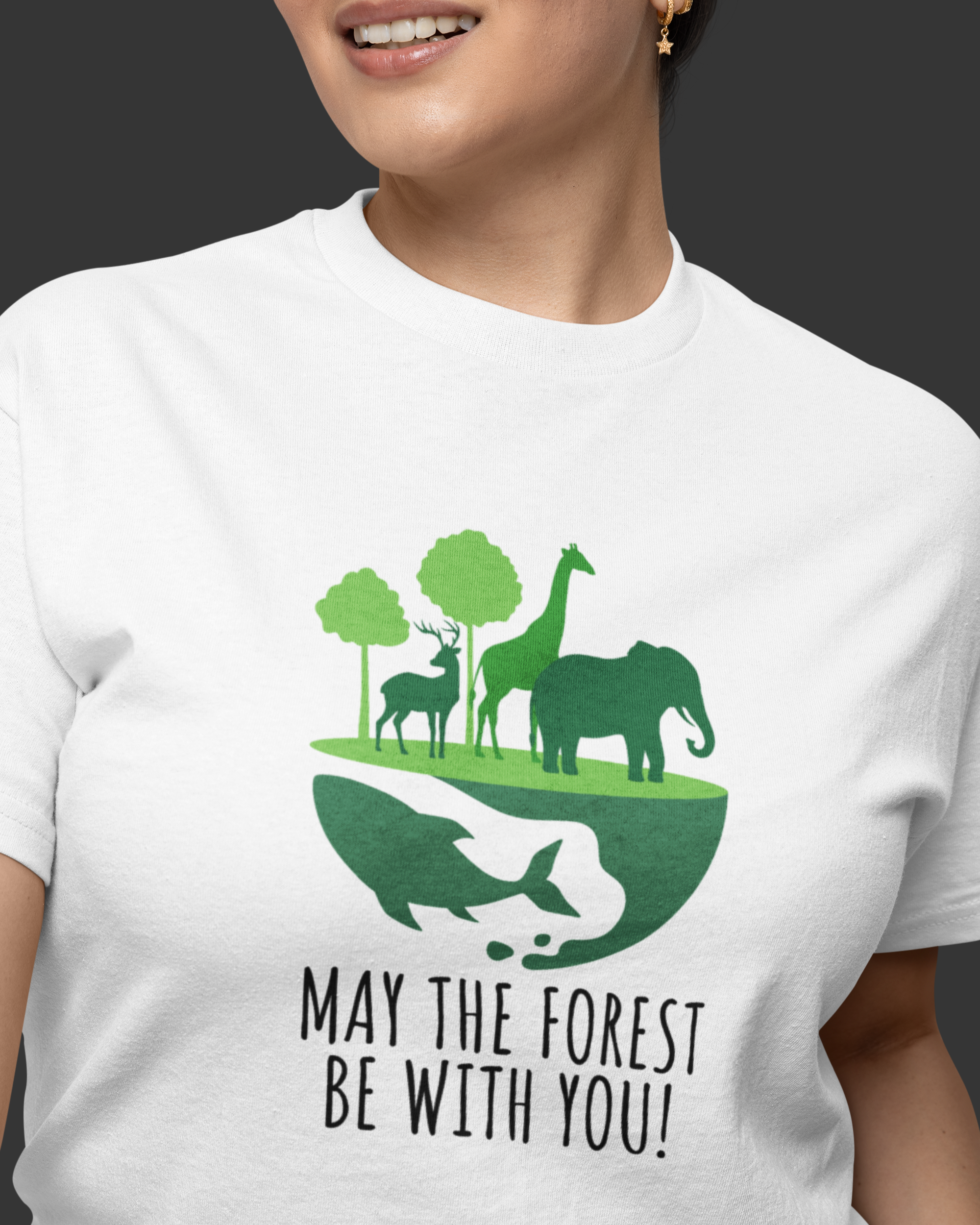 May the Forest be with you Version: Lite T-Shirt