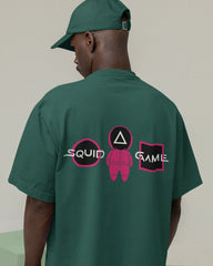 Squid Game:1 Oversized T-Shirt - Cotton Canvas