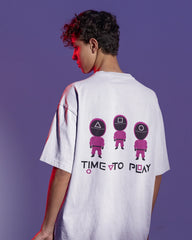 Squid Game:2 Oversized T-Shirt - Cotton Canvas