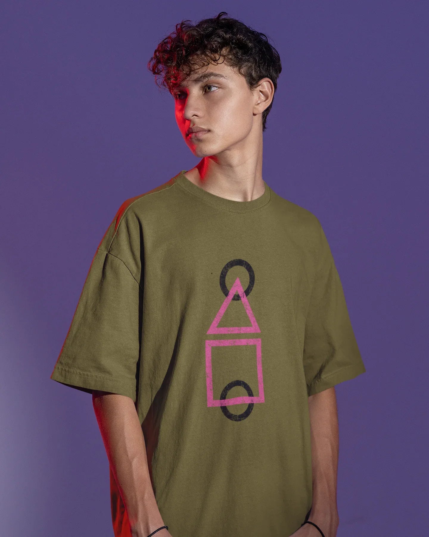 Squid Game:2 Oversized T-Shirt - Cotton Canvas