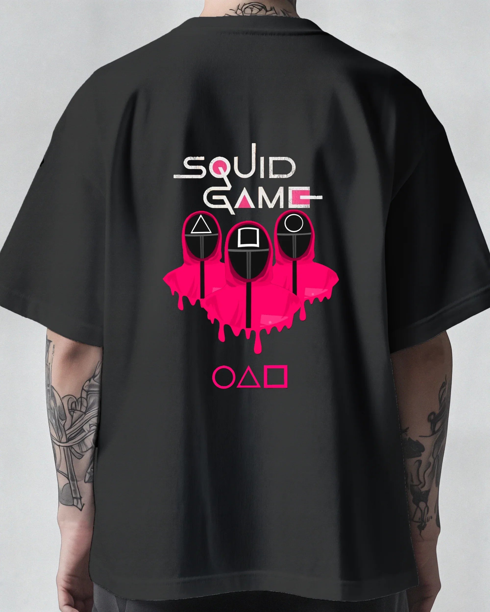 Squid Game:3 Oversized T-Shirt - Cotton Canvas