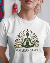 Every Breath is a Reset | Unisex Yoga T-Shirt