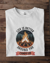 Life is Better Around the Campfire | Unisex Adventure T-Shirt