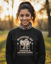 Running on Coffee & Algorithms - Sweatshirt
