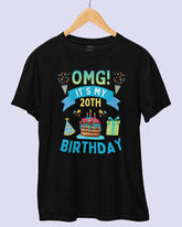 OMG Its My 20th Birthday | Birthday T-Shirt