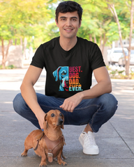 Best Dog Dad Ever T-Shirt - Cotton Canvas