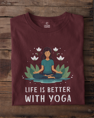 Life is better with Yoga | Unisex Yoga T-Shirt