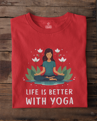 Life is better with Yoga | Unisex Yoga T-Shirt