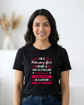 I am a February Girl | Birthday T-Shirt