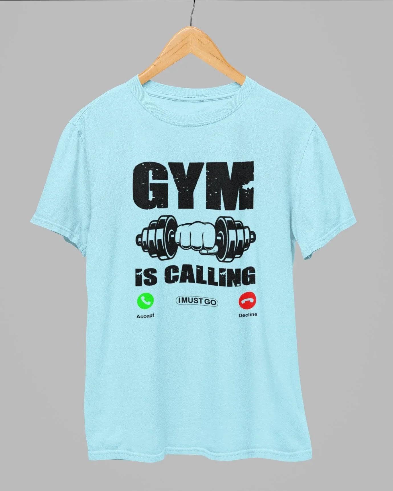 Gym Is Calling Gym T-Shirt - Cotton Canvas