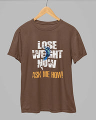 Lose Weight Now Ask Me How Gym T-Shirt - Cotton Canvas