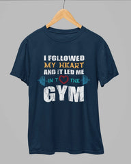 I Followed My Heart Gym T-Shirt - Cotton Canvas