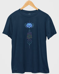 Cosmic Unalome Lotus | Unisex Yoga T-Shirt
