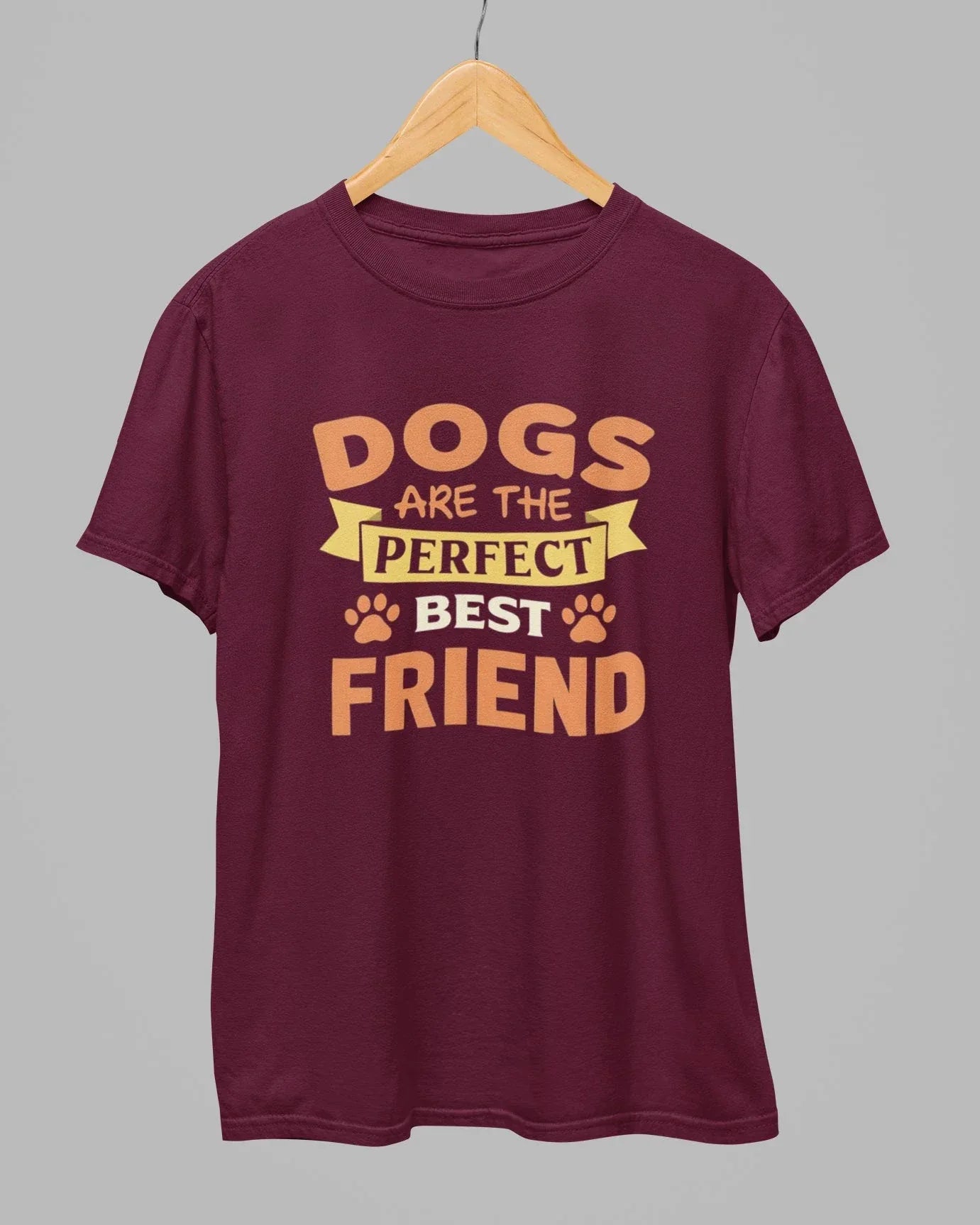 Dogs are the Perfect Best Friend T-Shirt - Cotton Canvas