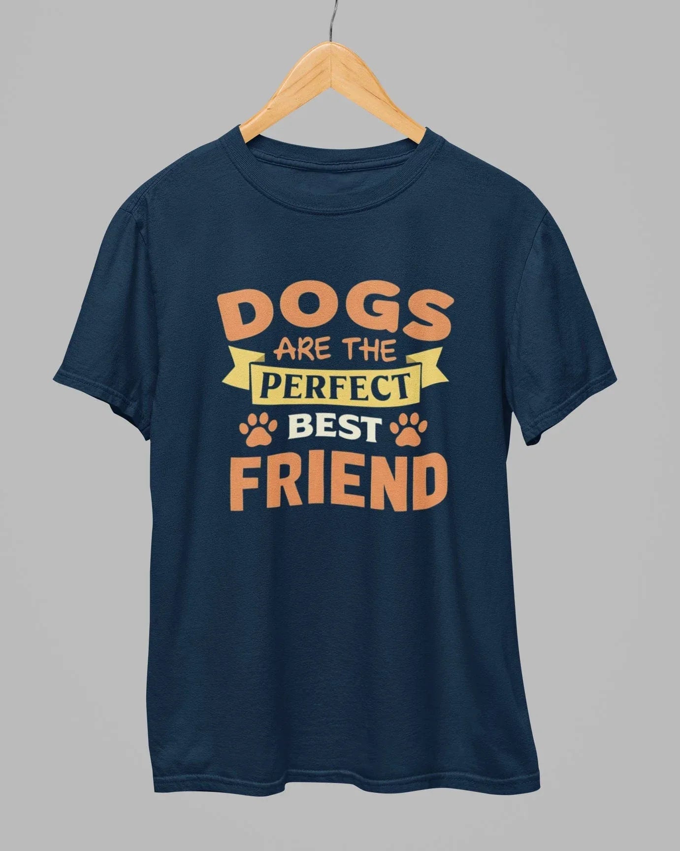 Dogs are the Perfect Best Friend T-Shirt - Cotton Canvas