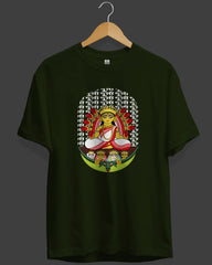 Maa Durga Pata Chitra Cotton Durga Puja T-Shirt