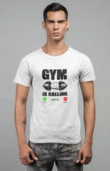 Gym Is Calling Gym T-Shirt - Cotton Canvas