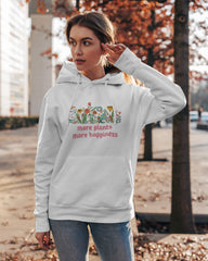 Unisex Hoodie: More Plants More Happiness