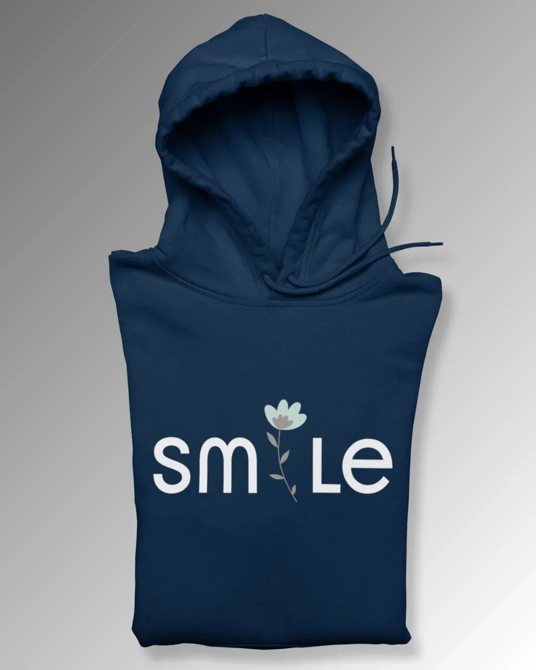 Women's Hoodie: Smile - Cotton Canvas