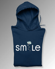 Women's Hoodie: Smile - Cotton Canvas