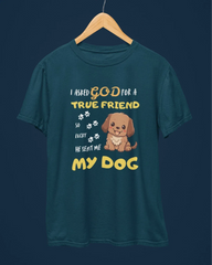 True Friend Dog Lovers T-Shirt - Cotton Canvas