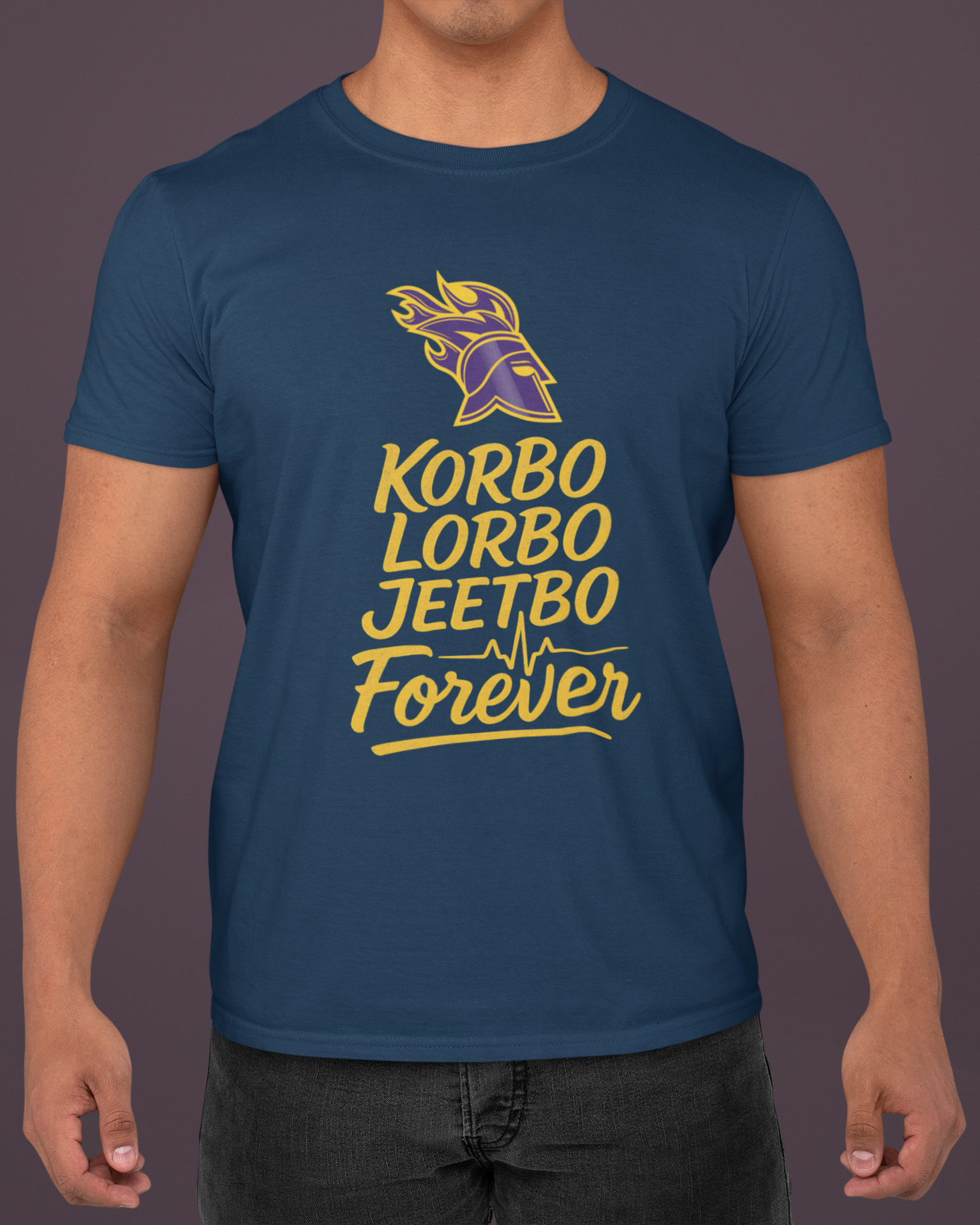 KKR Korbo Lorbo Jeetbo T-Shirt
