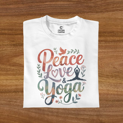 Love Peace Yoga | Unisex Yoga T-Shirt
