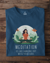 Meditation Version Dark| Unisex Yoga T-Shirt