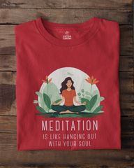 Meditation Version Dark| Unisex Yoga T-Shirt