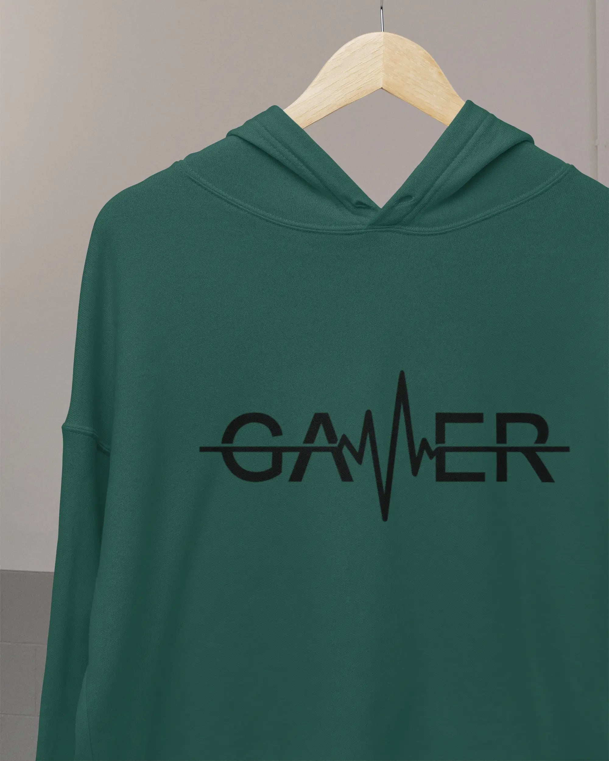 Men's Hoodie: Gamer - Cotton Canvas