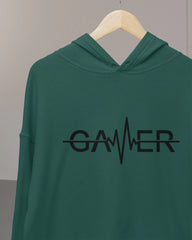 Men's Hoodie: Gamer - Cotton Canvas
