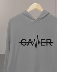 Men's Hoodie: Gamer - Cotton Canvas