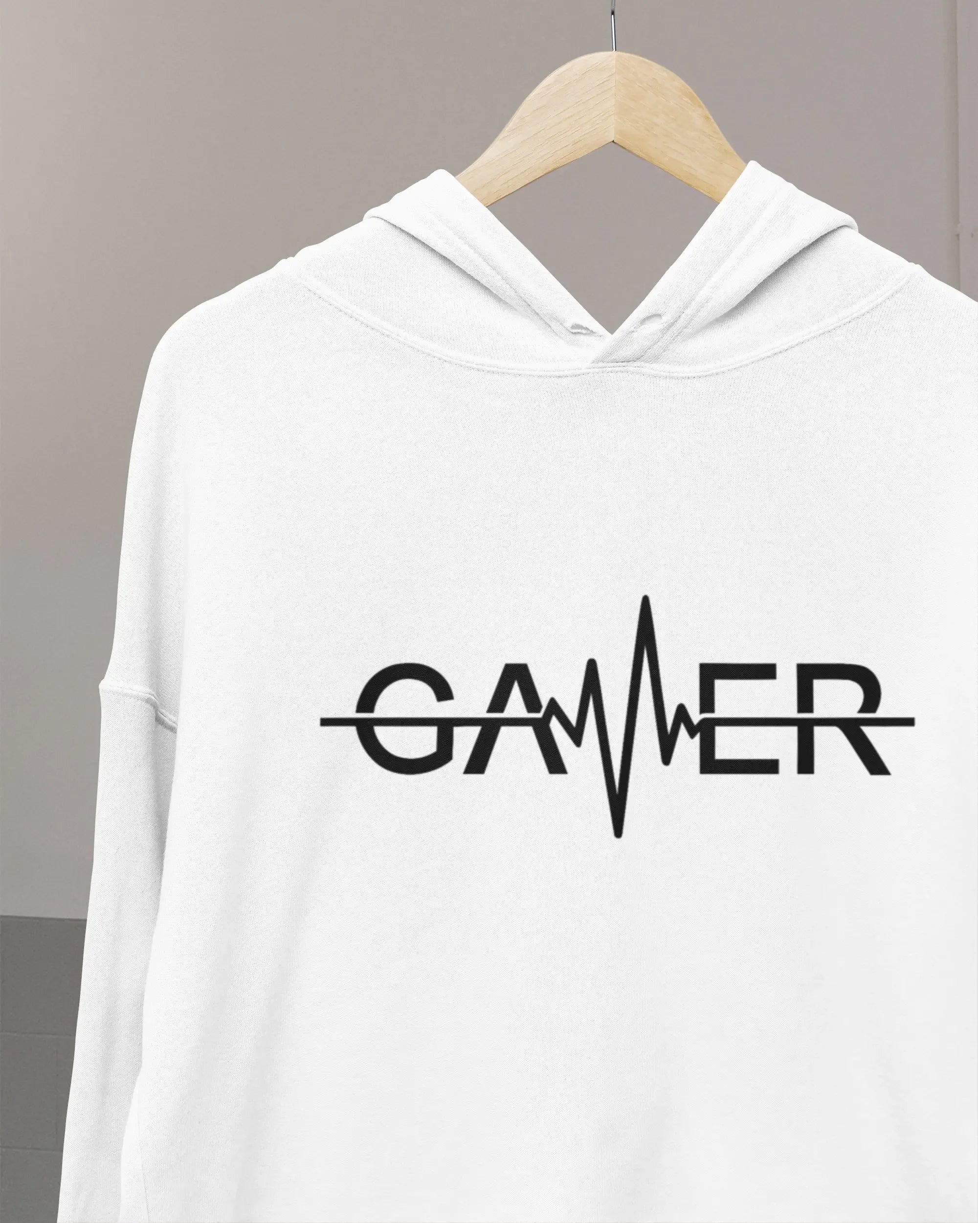 Men's Hoodie: Gamer - Cotton Canvas