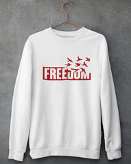 Unisex Sweatshirt: Freedom - Cotton Canvas