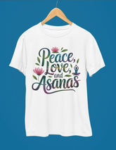 Peace Love and Asana Yoga T-Shirt