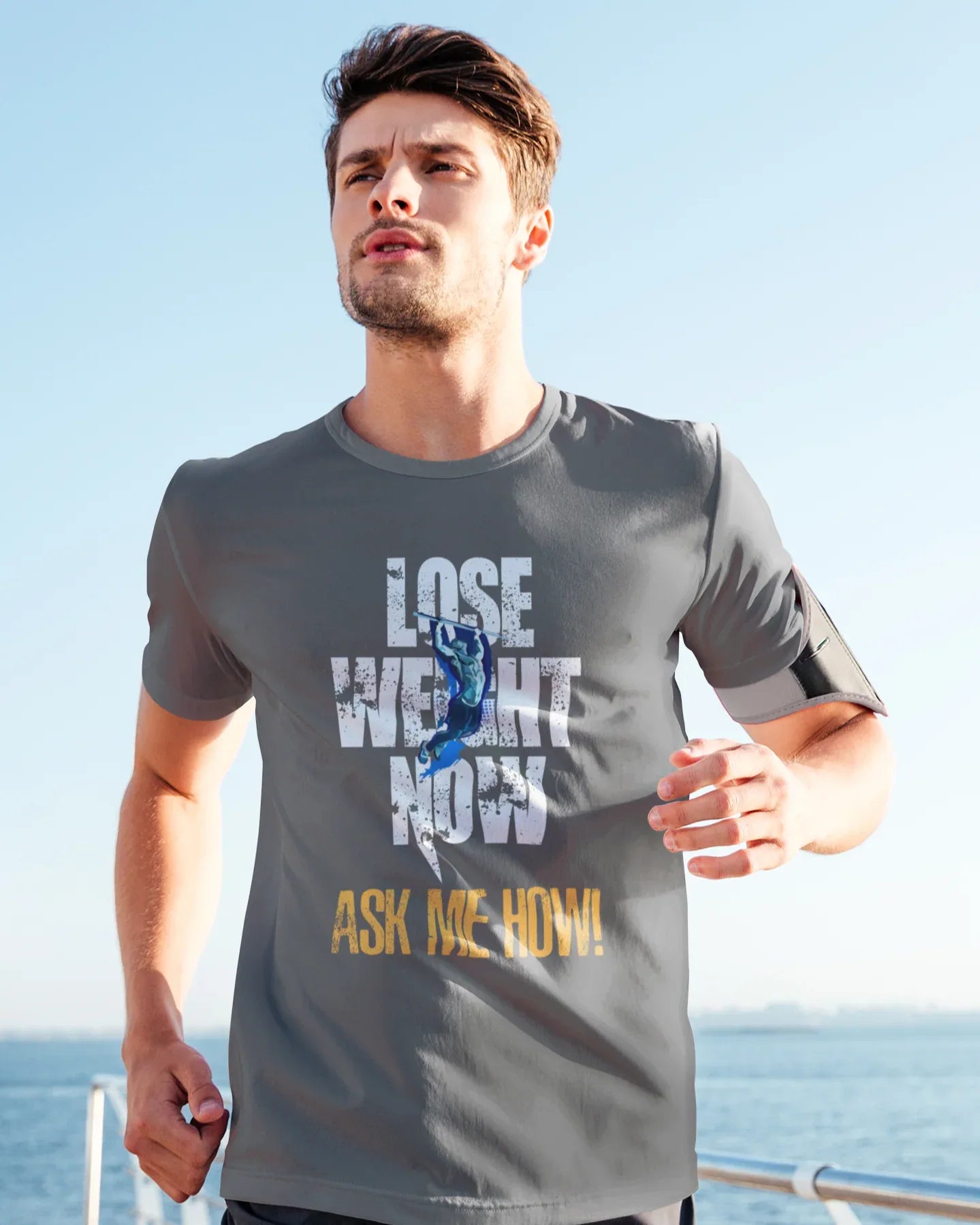 Lose Weight Now Ask Me How Gym T-Shirt - Cotton Canvas