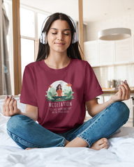 Meditation Version Dark| Unisex Yoga T-Shirt