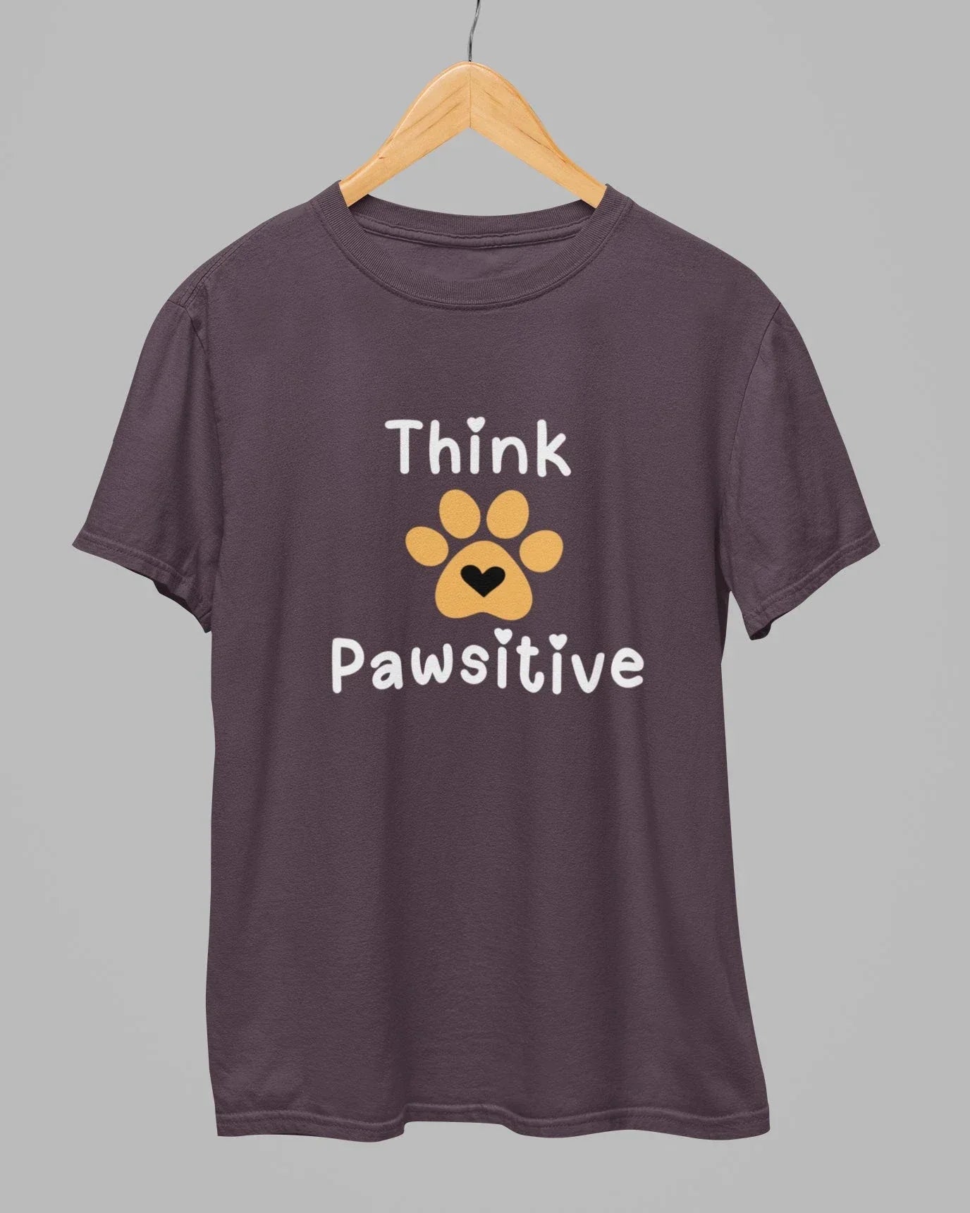 Think Pawsitive Pet Lover's T-Shirt - Cotton Canvas