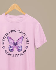 Women's Half Sleeve T-Shirt: Secrets Are Revealed - Cotton Canvas