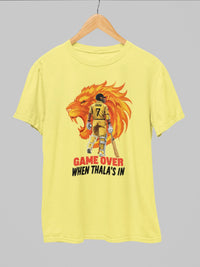 CSK Game Over When Thala's In T-Shirt
