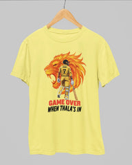CSK Game Over When Thala's In T-Shirt