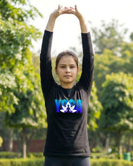 Lotus Within | Unisex Full Sleeve Yoga T-Shirt