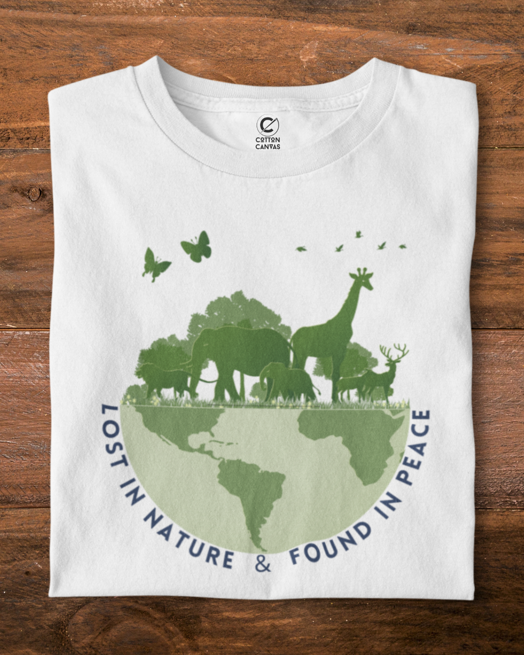 Lost in Nature & Found in Peace Unisex T-Shirt