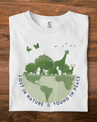 Lost in Nature Found in Peace | Unisex Adventure T-Shirt